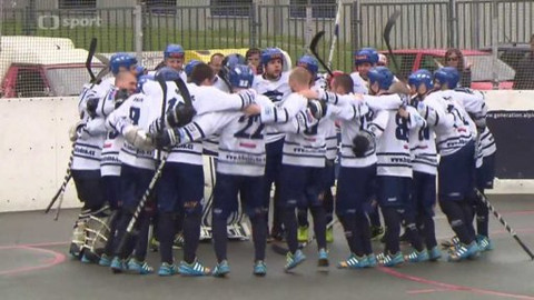 Hokejbal - Finálová série M ČR 2015