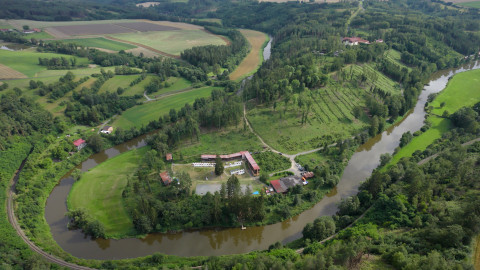České řeky z výšky - 1/10 Sázava