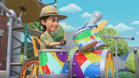 Rubble a jeho parta - Parta zvětšuje podium na talentovou šou / Parta vyrábí hudební nástroje