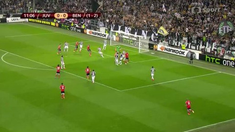 Evropská liga UEFA - Juventus Turín - Benfica Lisabon