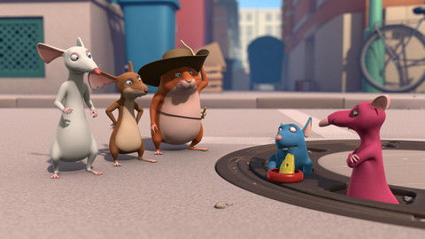 Myší mušketýři - 24/45 Uvízlí v otvoru