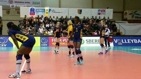 Volejbal - VK Agel Prostějov - SC Schwerin