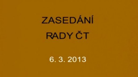 Jednání Rady České televize - 5. jednání Rady ČT v roce 2013