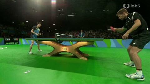 XXXI. letní olympijské hry 2016 Rio de Janeiro - Stolní tenis: družstva (M) - semifinále