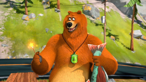 Méďa a lumíci - Medvěd kouzelníkem