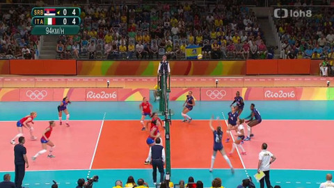 XXXI. letní olympijské hry 2016 Rio de Janeiro - Volejbal: Srbsko – Itálie (ženy)