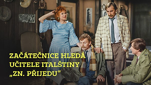 Obrázek pořadu Začátečnice hledá učitele italštiny „Zn. Přijedu“