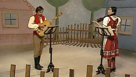 Zpívánky - Běží liška k Táboru, Když jsem husy pásala