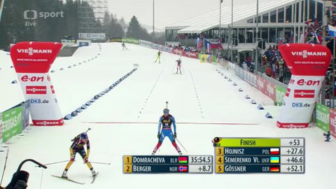 MS v biatlonu 2013 Česko - Závod žen s hromadným startem na 12,5 km