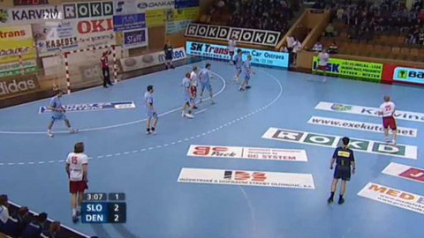 Házená - Slovinsko - Dánsko