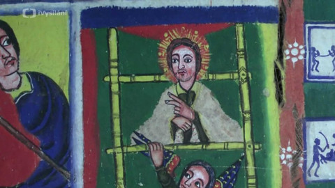 Etiopie - Klášter na jezeře