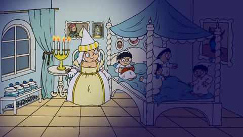 Bílá paní na hlídání - 5/6 Dostaveníčko na cimbuří