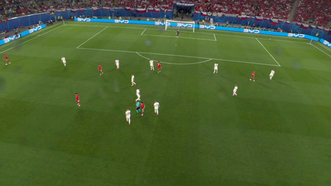 UEFA EURO 2024 Německo - Pohled shora: Česko - Portugalsko