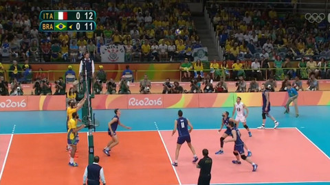 XXXI. letní olympijské hry 2016 Rio de Janeiro - Volejbal: Itálie - Brazílie (muži)