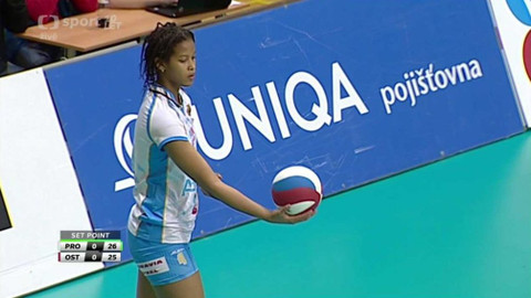 Volejbal - TJ Ostrava - VK Agel Prostějov