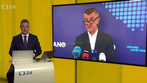Mimořádné pořady ČT24 - Policie ČR zvažuje možné stíhání poslanců Babiše a Faltýnka