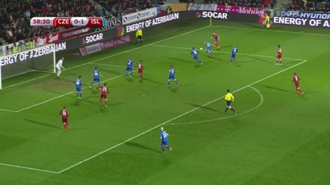 Fotbal - Česko - Island