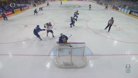 MS v ledním hokeji 2017 Německo a Francie - USA - Švédsko