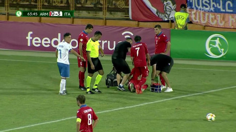 ME ve fotbalu hráčů do 19 let Arménie 2019 - Arménie - Itálie