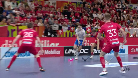 Mistrovství světa ve florbalu 2022 Švýcarsko - Česko - Švýcarsko