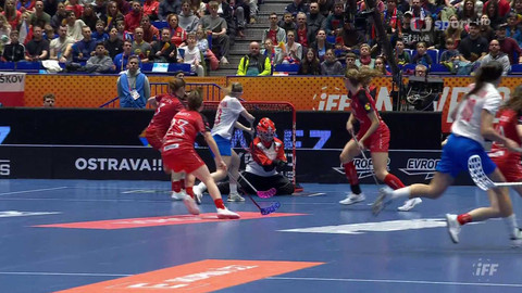 MS ve florbalu žen 2025 Česko - Česko - Švýcarsko