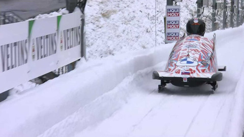 MS v bobech a skeletonu 2024 Německo - 3. kolo závodu monobobů žen