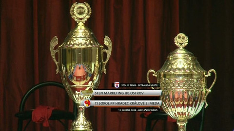 Stolní tenis - STEN marketing HB Ostrov - TJ Sokol PP Hradec Králové 2 Imeda