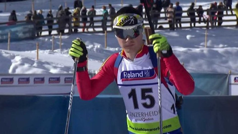 MS v biatlonu juniorů 2020 Švýcarsko - Sprint mužů