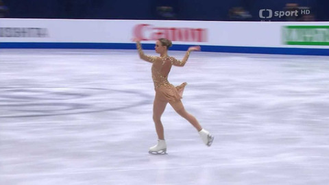MS v krasobruslení 2022 Francie - Volné jízdy žen