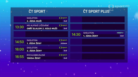 Studio ČT sport - 17. února 2023