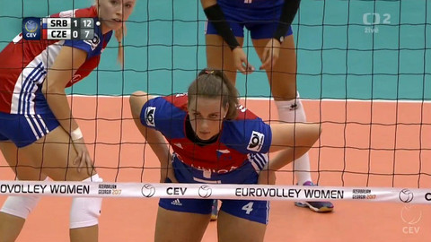 ME ve volejbalu 2017 - Česko - Srbsko