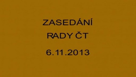 Jednání Rady České televize - 20. jednání Rady ČT v roce 2013