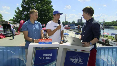 Světový pohár ve vodním slalomu - Studio