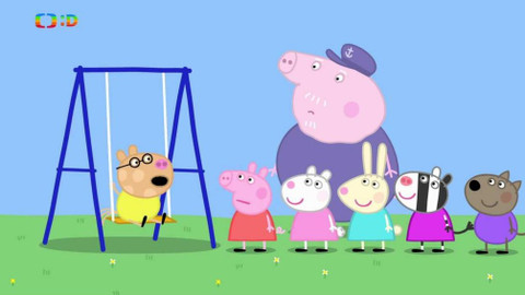 Prasátko Peppa - Děda na hřišti