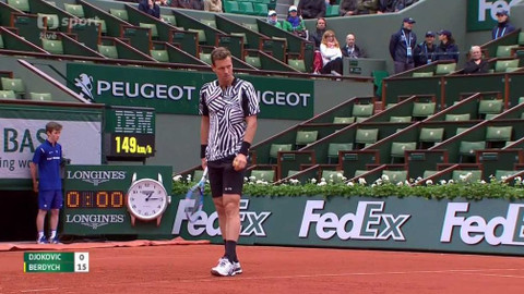 French Open 2016 - Novak Djoković - Tomáš Berdych