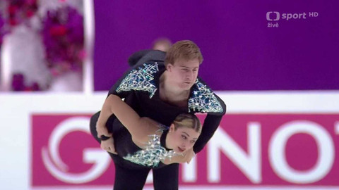 ME v krasobruslení 2024 Litva - Volné jízdy sportovních dvojic