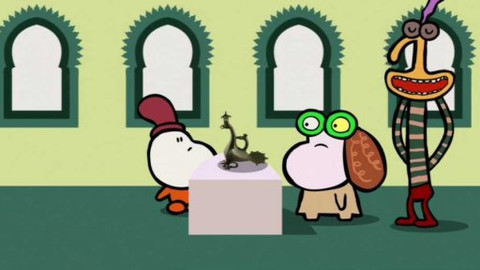 Minuta v muzeu - Aquamanile ve tvaru páva