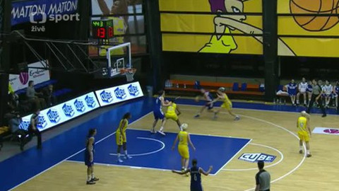 Evropská liga v basketbalu - ZVVZ USK Praha - WBC Novi Zagreb