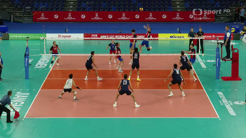 MS ve volejbalu U21 2025 Čína - USA - Česko