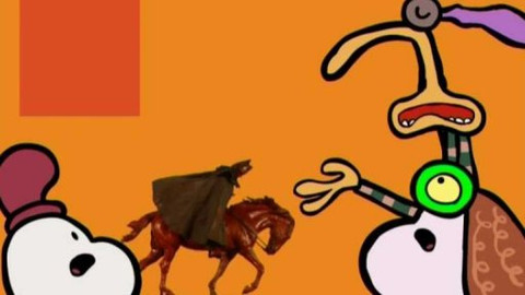 Minuta v muzeu - Soška Jezdec ve větru od