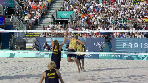 XXXIII. letní olympijské hry 2024 Paříž - Plážový volejbal: Brazílie - Švédsko
