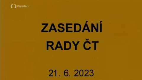 Jednání Rady České televize - 8. jednání Rady ČT v roce 2023