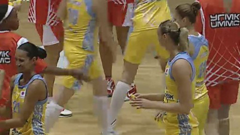 Evropská liga v basketbalu - ZVVZ USK Praha - UMMC Jekatěrinburg