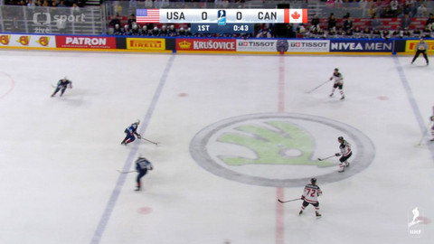 MS v ledním hokeji 2018 Dánsko - USA - Kanada
