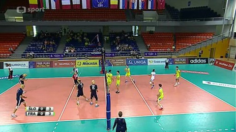Volejbal - Slovinsko - Francie
