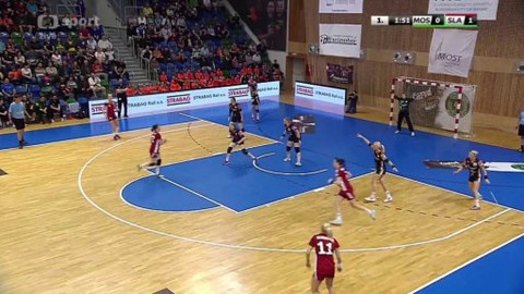 Házená - DHK Baník Most - DHC Slavia Praha