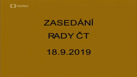 Jednání Rady České televize - 16. jednání Rady ČT v roce 2019