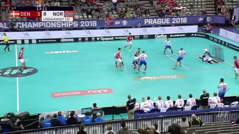 MS ve florbalu 2018 Česko - Dánsko - Norsko