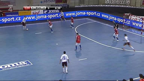 Futsal - Česko - Rusko