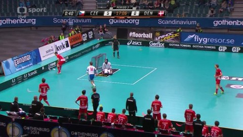 Florbal - Česko - Dánsko